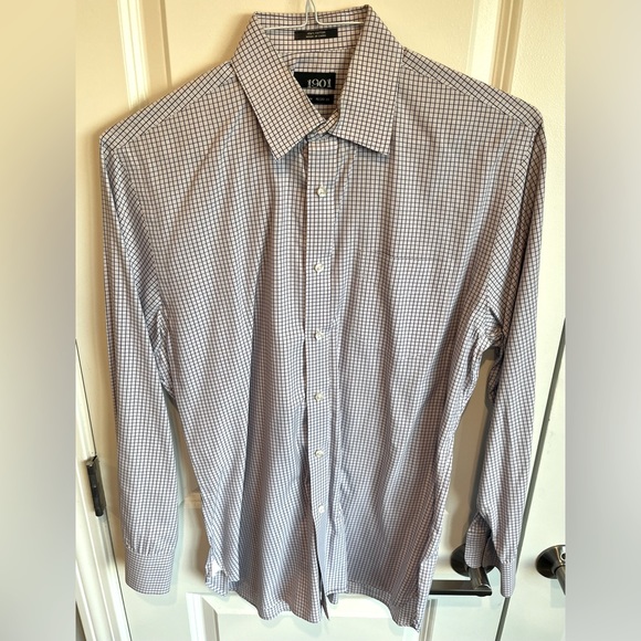 Men’s Nordstrom 1901 Athletic Fit Button Down Dress Shirt Size: 15 - Picture 3 of 5